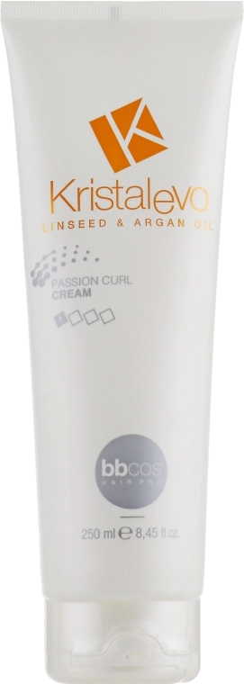 BBcos Крем для в'юнкого волосся, живильний Kristal Evo Passion Curl Cream - фото N1