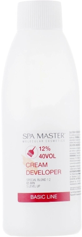 Spa Master Крем-окислювач 12% Cream Developer 40 Vol - фото N1