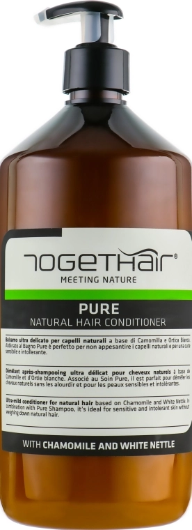 Кондиціонер для волосся - Togethair Pure Natural Hair Conditioner, 1000мл - фото N5