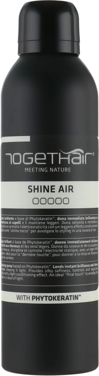 Тонік-спрей для блиску та азхистцу волосся - Togethair Shine Air, 250мл - фото N1