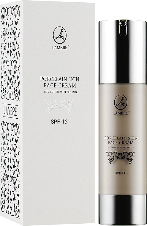Lambre Крем для відбілювання та освітлення шкіри обличчя Porcelain Skin Face Cream - фото N2