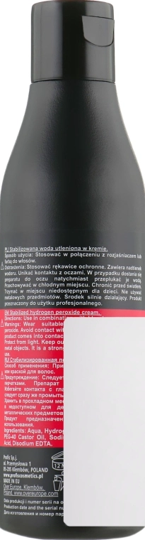 Profis Окислитель для волос Scandic Line Oxydant Creme 12% - фото N2