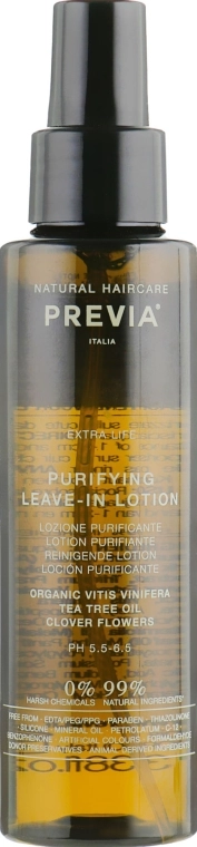 Previa Догляд проти лупи, з олією чайного дерева TeaTreeOil Purifying Leave-in Lotion - фото N1