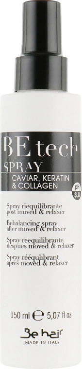 Be Hair Відновлювальний спрей після хімічних процедур Be Tech Rebalancing Spray - фото N1