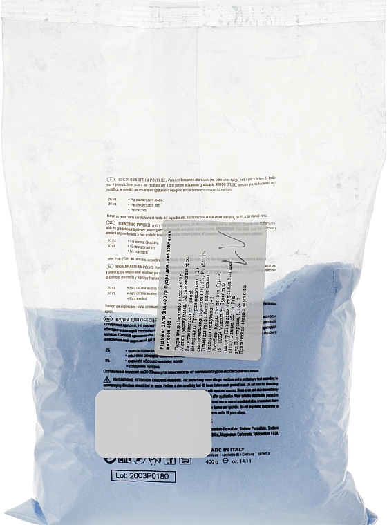 Lovien Essential Пудра аміачна для знебарвлення, блакитна Bleacher With Ammonia Light Platinum - фото N1