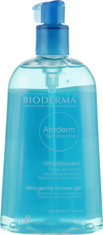 Bioderma Гель для душа для сухой и чувствительной кожи Atoderm Gentle Shower Gel - фото N5