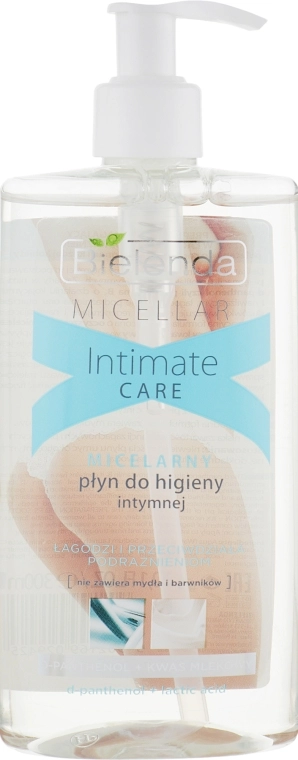 Bielenda Мицеллярный гель для интимной гигиены "Д-пантенол и молочная кислота" Micellar Intimate Care D-Panthenol And Lacric Acid Gel - фото N1