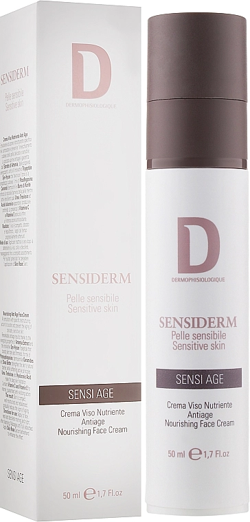 Dermophisiologique Антивозрастной крем для чувствительной кожи Sensiderm Sensi Age Nourishing Face Cream - фото N2