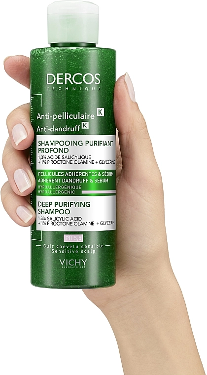 Vichy Шампунь-пілінг проти лупи Dercos Micro Peel Shampoo - фото N7