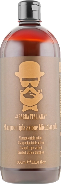 Barba Italiana Тривалентный шампунь Michelangelo Shampoo - фото N5
