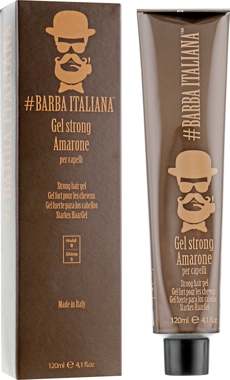Barba Italiana Гель сильної фіксації Gel Strong Amarone - фото N1