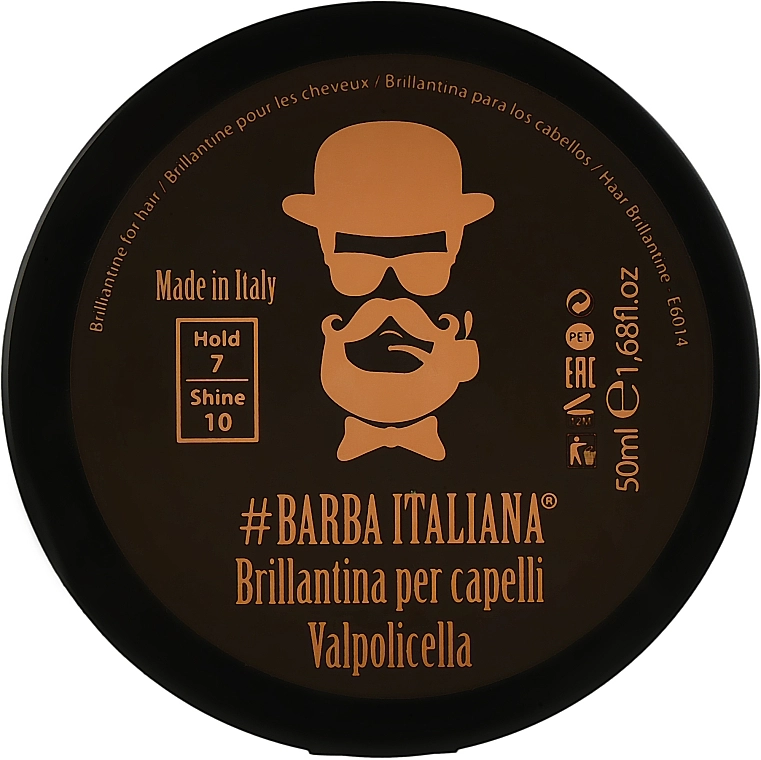Barba Italiana Бриолин для волос Valpolicella Brillance Gel - фото N1
