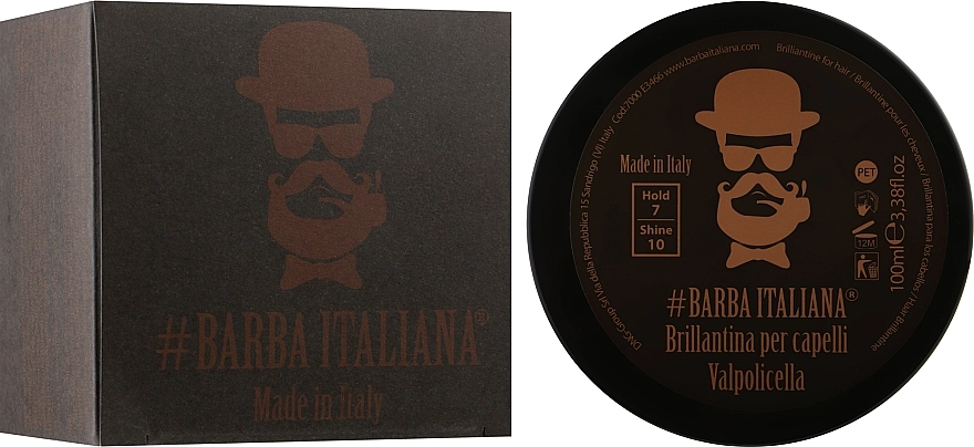 Barba Italiana Бріолін для волосся Valpolicella Brillance Gel - фото N5