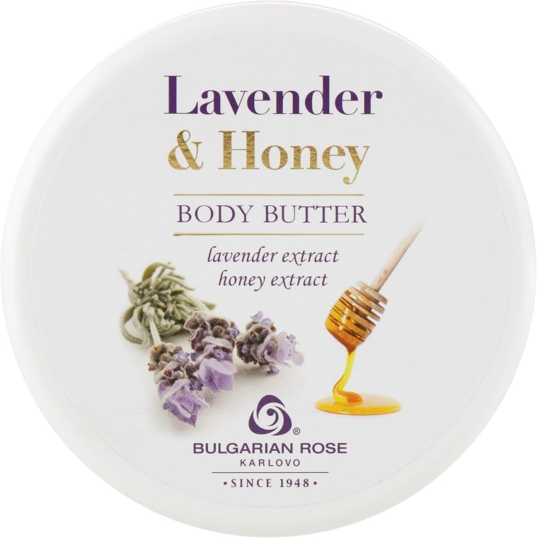 Bulgarian Rose Масло для тіла Bulgarska Rosa Lavender & Honey Body Butter - фото N1