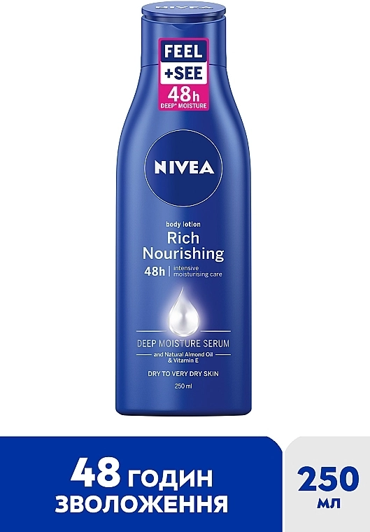 Nivea Лосьйон для тіла "Глибоке живлення" Nourishing Body Milk - фото N2