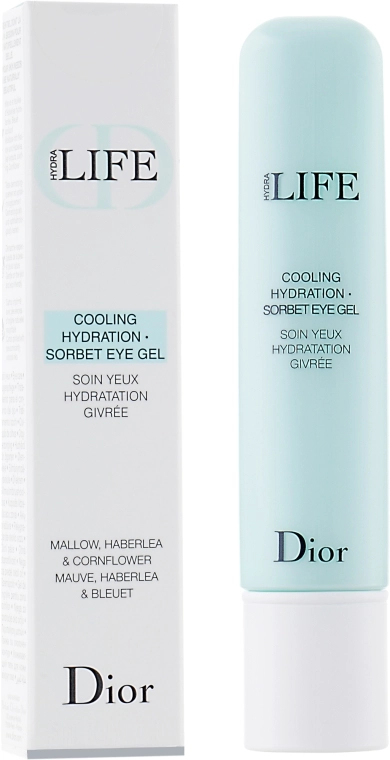 Dior Гель-сорбет для контурів очей Hydra Life Cooling Hydration Sorbet Eye Gel - фото N1