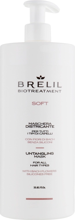 Brelil Маска для неслухняного волосся Bio Treatment Soft Untangling Mask - фото N3