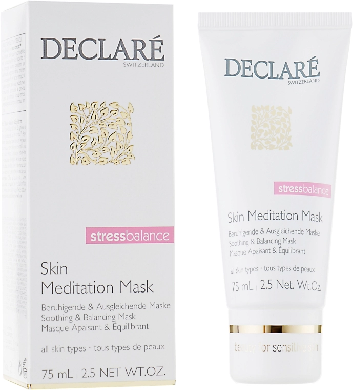 Declare Інтенсивна заспокійлива маска миттєвої дії для обличчя Stress Balance Skin Meditation Mask - фото N1