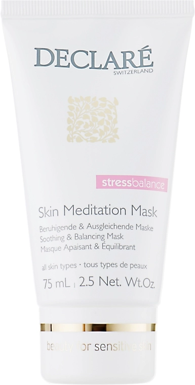 Declare Інтенсивна заспокійлива маска миттєвої дії для обличчя Stress Balance Skin Meditation Mask - фото N2