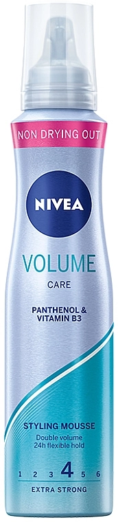 Nivea Мусс для волос «Эффектный объем» с защитой кератина Hair Care Volume Sensation Styling Mousse - фото N1