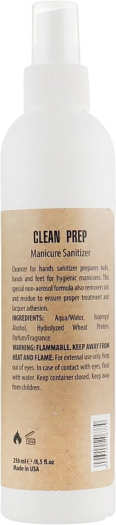 NUB Знежирювач для нігтів Clean Prep Manicure Sanitizer - фото N2