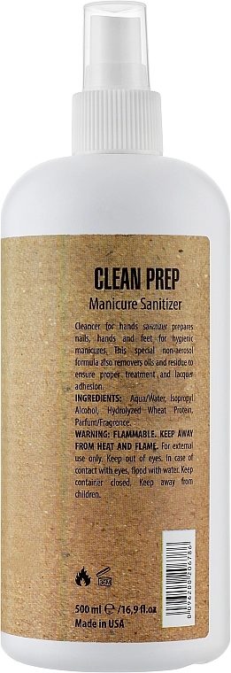 NUB Обезжириватель для ногтей Clean Prep Manicure Sanitizer - фото N4