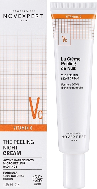 Novexpert Нічний крем-пілінг для обличчя Vitamin C The Peeling Night Cream - фото N5
