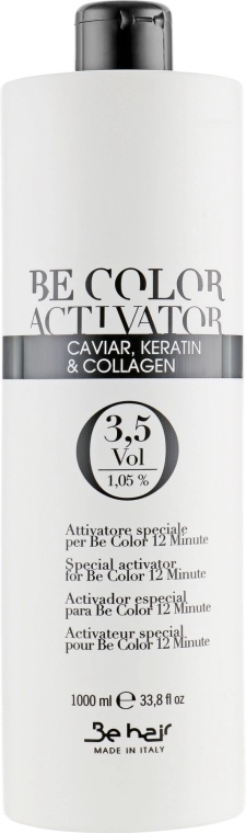 Be Hair Окислитель 1,05% Be Color Activator with Caviar Keratin and Collagen - фото N1