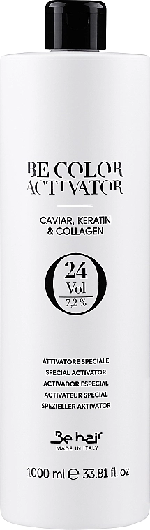 Be Hair Окислитель 7,2% Be Color Activator with Caviar Keratin and Collagen - фото N2