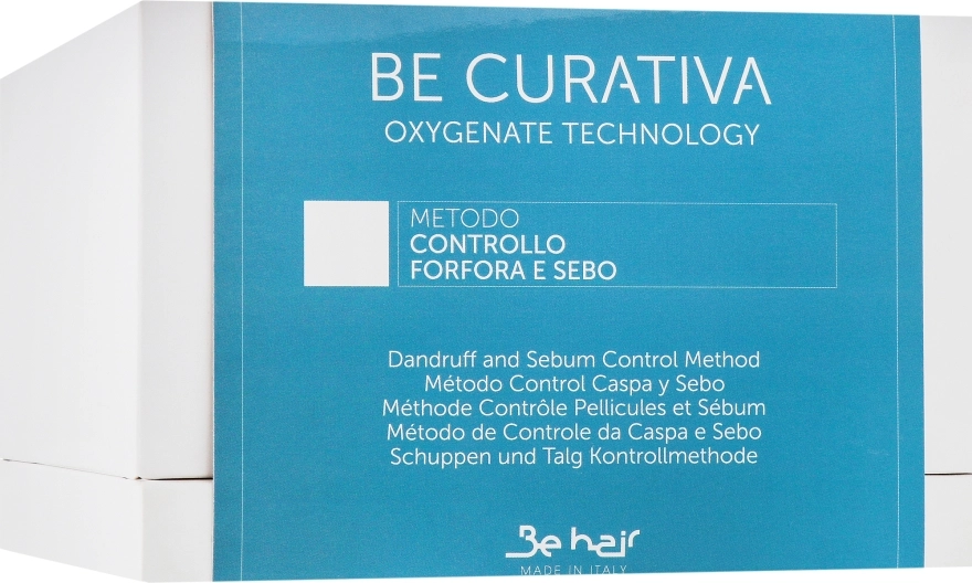 Be Hair Набор "Контроль перхоти и себореи" Be Curativa (smp/150ml + h/gel/3*30ml + h/ser/3*10ml) - фото N1