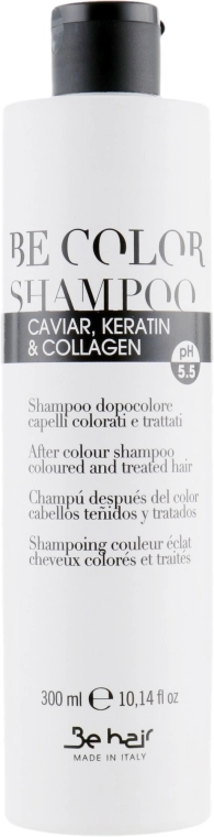 Be Hair Шампунь для кольорового волосся Be Color Shampoo Keratin & Collagen - фото N1