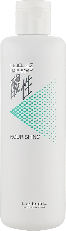 Lebel Шампунь для волос "Жемчужный" PH 4.7 Nourishing Soap - фото N1