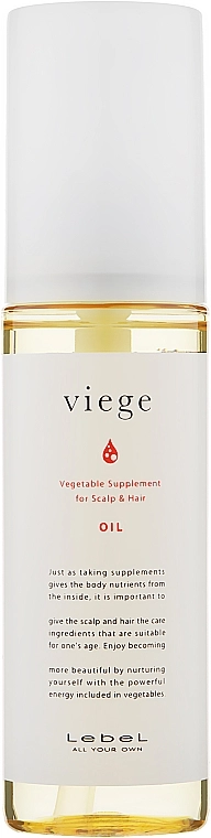 Lebel Масло для восстановления волос Viege Oil - фото N1