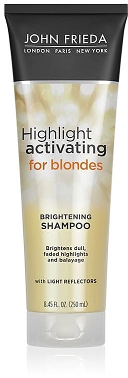 John Frieda Увлажняющий шампунь для светлых волос Sheer Blonde Highlight Activating Moisturising Shampoo - фото N1