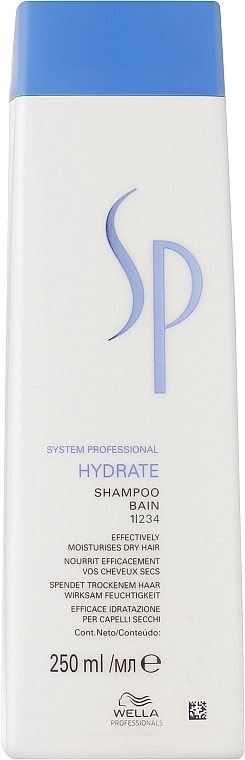 Зволожуючий шампунь для нормального та сухого волосся - WELLA Professionals Hydrate Shampoo, 250 мл - фото N1