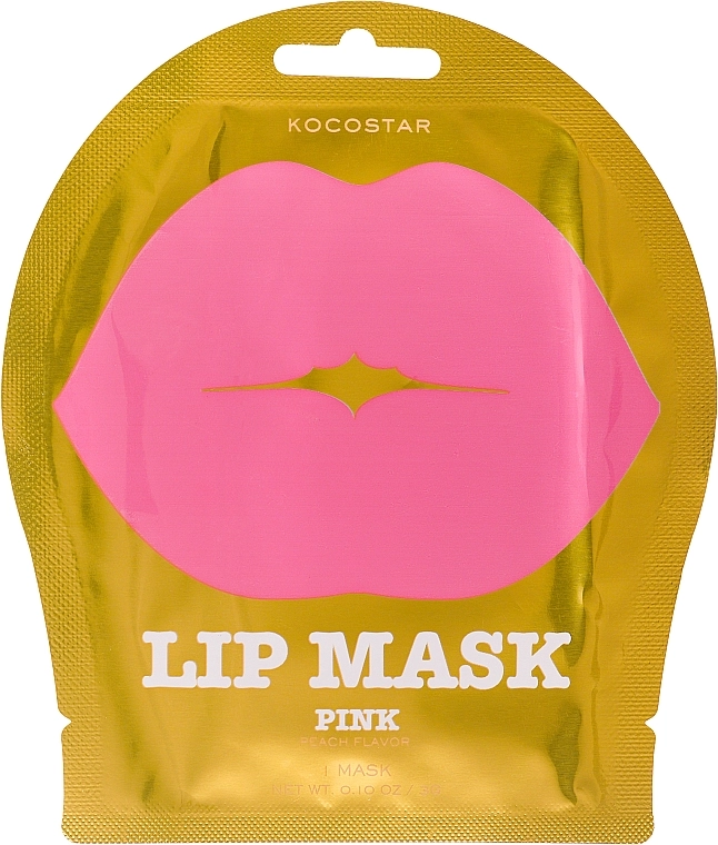 Kocostar Гідрогелева маска для губ, з ароматом персика Lip Mask Pink - фото N1