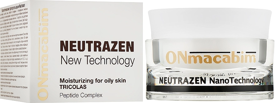 Onmacabim Денний зволожувальний крем для жирної та проблемної шкіри Neutrazen Tricolas Moisturizing For Oily Skin - фото N2