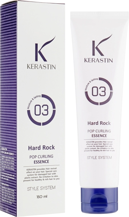 PL Cosmetic Крем для локонов Kerastin Pop Curling Essence-Hard Rock - фото N1