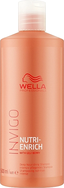 Wella Professionals Шампунь з ягодами годжі, живильний Invigo Nutri-Enrich Deep Nourishing Shampoo - фото N1