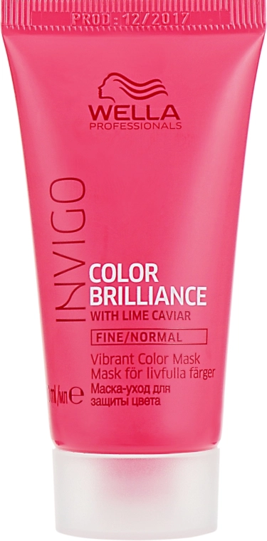 Wella Professionals Маска для окрашенных, нормальных и тонких волос Invigo Color Brilliance Vibrant Color Mask - фото N1