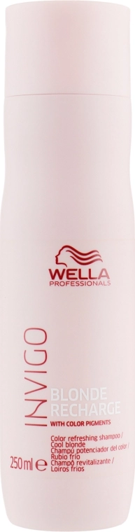 Wella Professionals Шампунь-нейтрализатор желтизны Invigo Blonde Recharge Color Refreshing Shampoo For Cool Blonde - фото N1