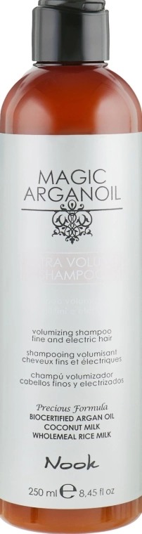 Nook Шампунь для объема тонких и ослабленных волос Magic Arganoil Extra Volume Shampoo - фото N1