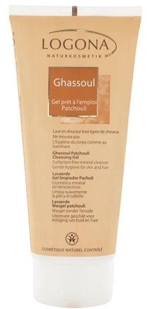 Logona Крем-паста миюча для жирної шкіри тіла Mineral Cleansers Rhassoul Patchouli Cleansing Gel - фото N1