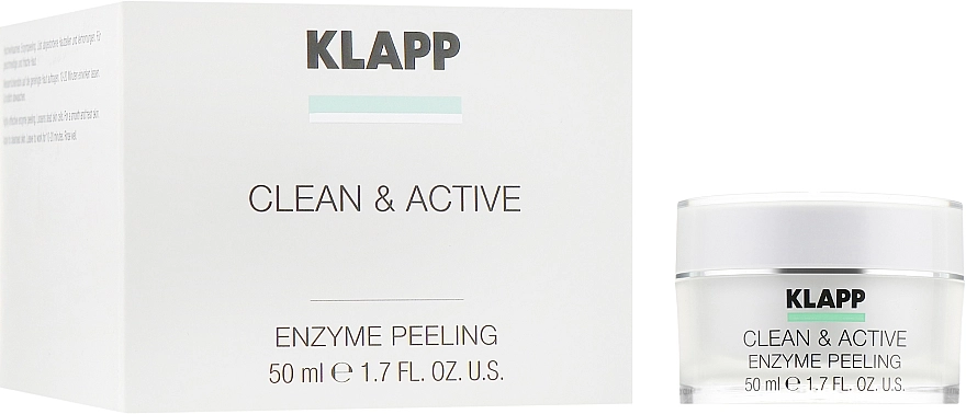 Klapp Энзимная маска-пилинг для лица Clean & Active Enzyme Peeling - фото N4