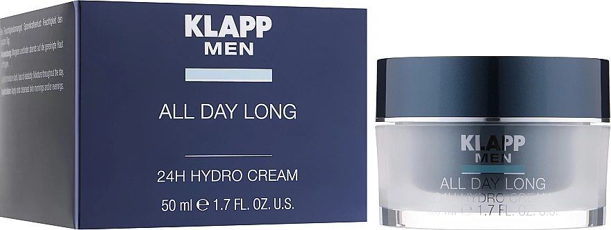 Klapp Гідрокрем для обличчя Men All Day Long 24h Hydro Cream - фото N2