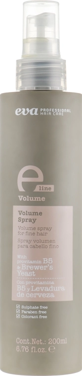 Eva Professional Спрей-объем для волос E-line Volume Spray - фото N1