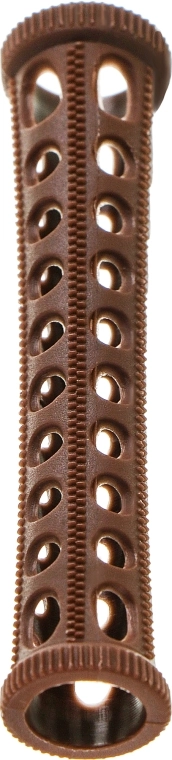 TICO Professional Бигуди пластиковые d10 мм, коричневые - фото N2