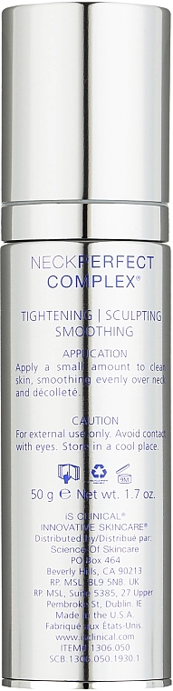 IS CLINICAL Крем для шиї та зони декольте NeckPerfect Complex - фото N1