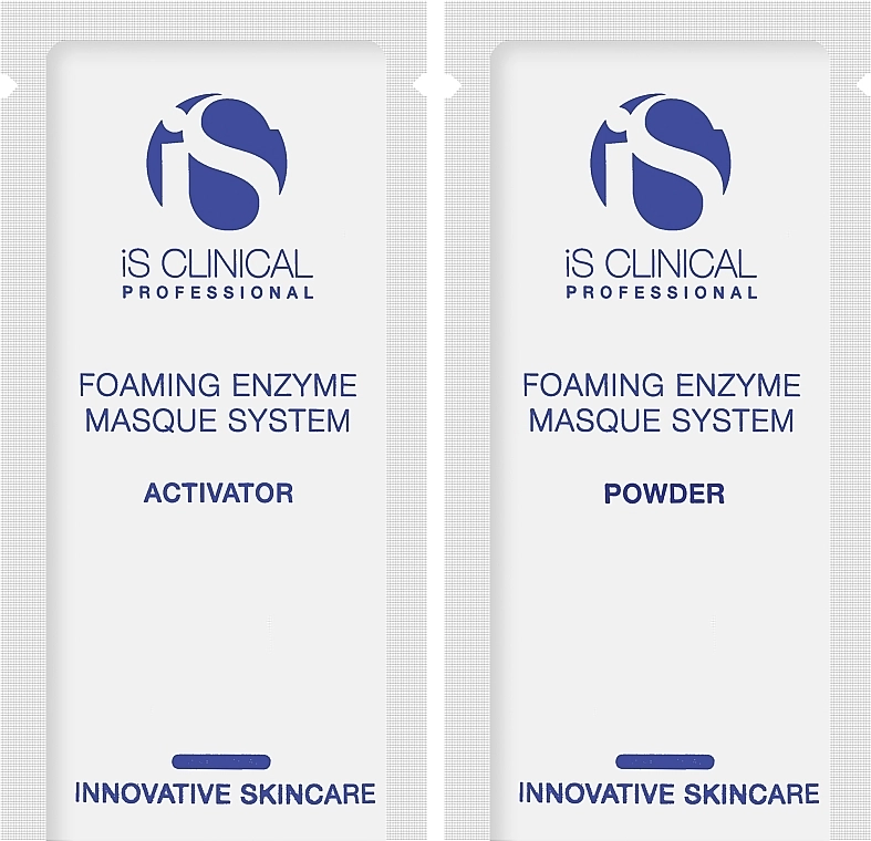 IS CLINICAL Набір Foaming Enzyme Masque System (activator/1x10ml + powder/1x5g) - фото N1