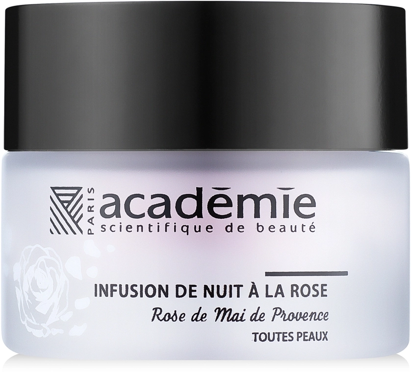 Academie Ночной восстанавливающий крем с экстрактом розы "Розовая инфузия" Night Infusion Rose Cream - фото N2